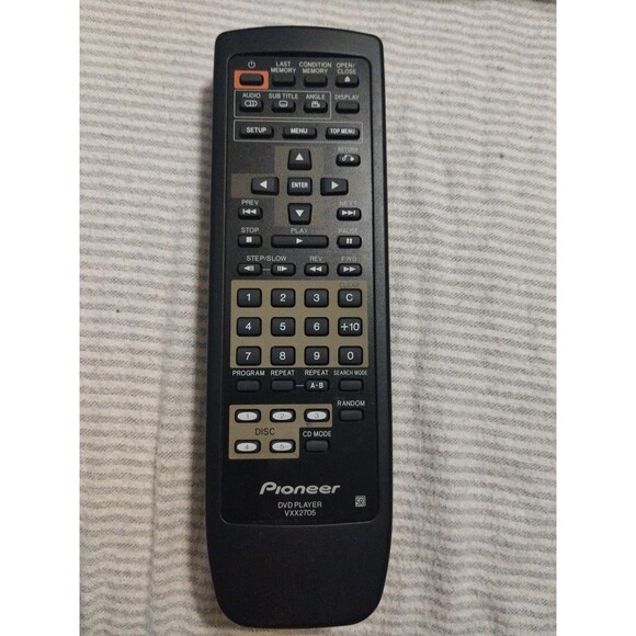 OEM Pioneer VXX2705 DVD Player Remote Control - Tested & Works - Picture 1 of 4